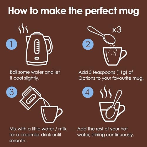 Options Vegan Belgian Hot Chocolate Drink (6 x 200g Jars) 11