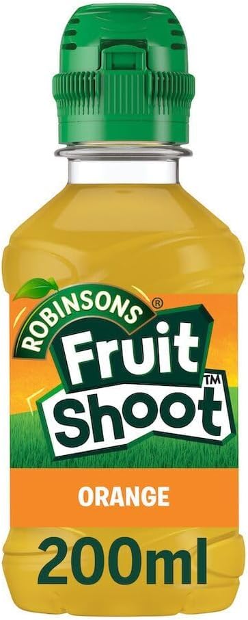 FRUIT SHOOT Orange Fruit Juice - 4 x 200ml Bottles | No Added Sugar