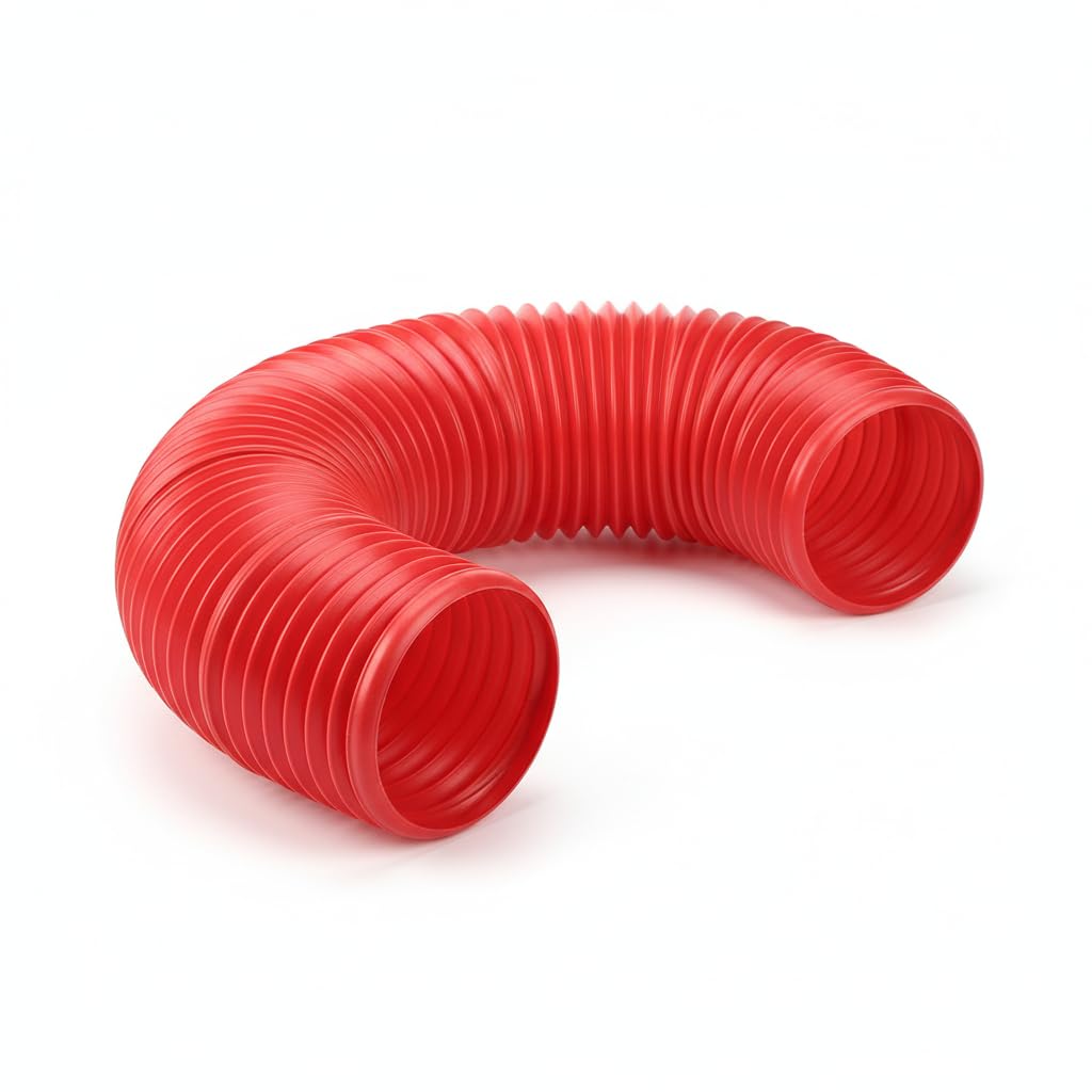 Snugglesafe Fun Tunnel - Flexible, Weatherproof Burrow for Rabbits & Guinea Pigs | Red 1
