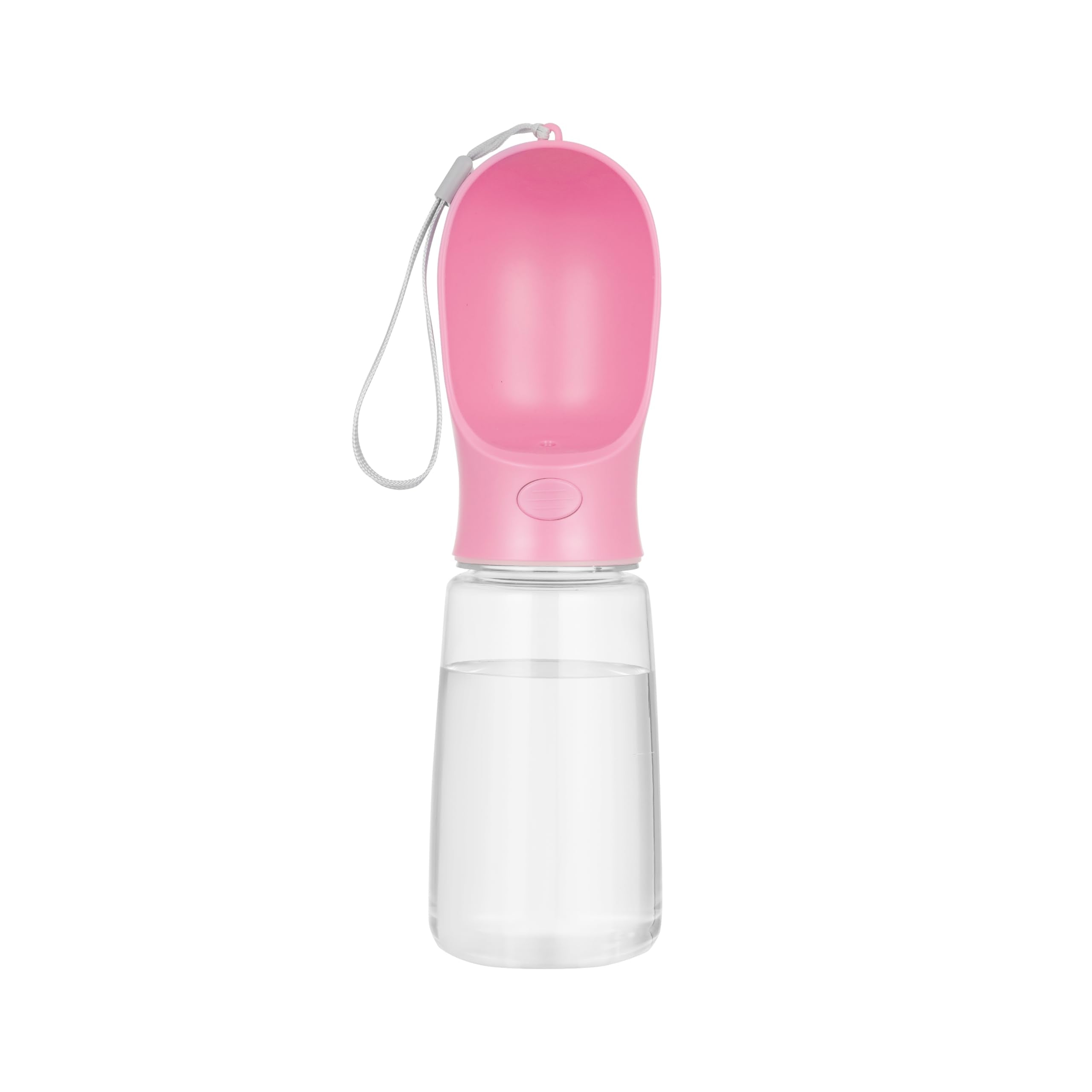 BARGAIN FACTORY Dog Water Bottle - 550 ML Portable Leak Proof Dispenser | Food Grade Plastic | Pink 4