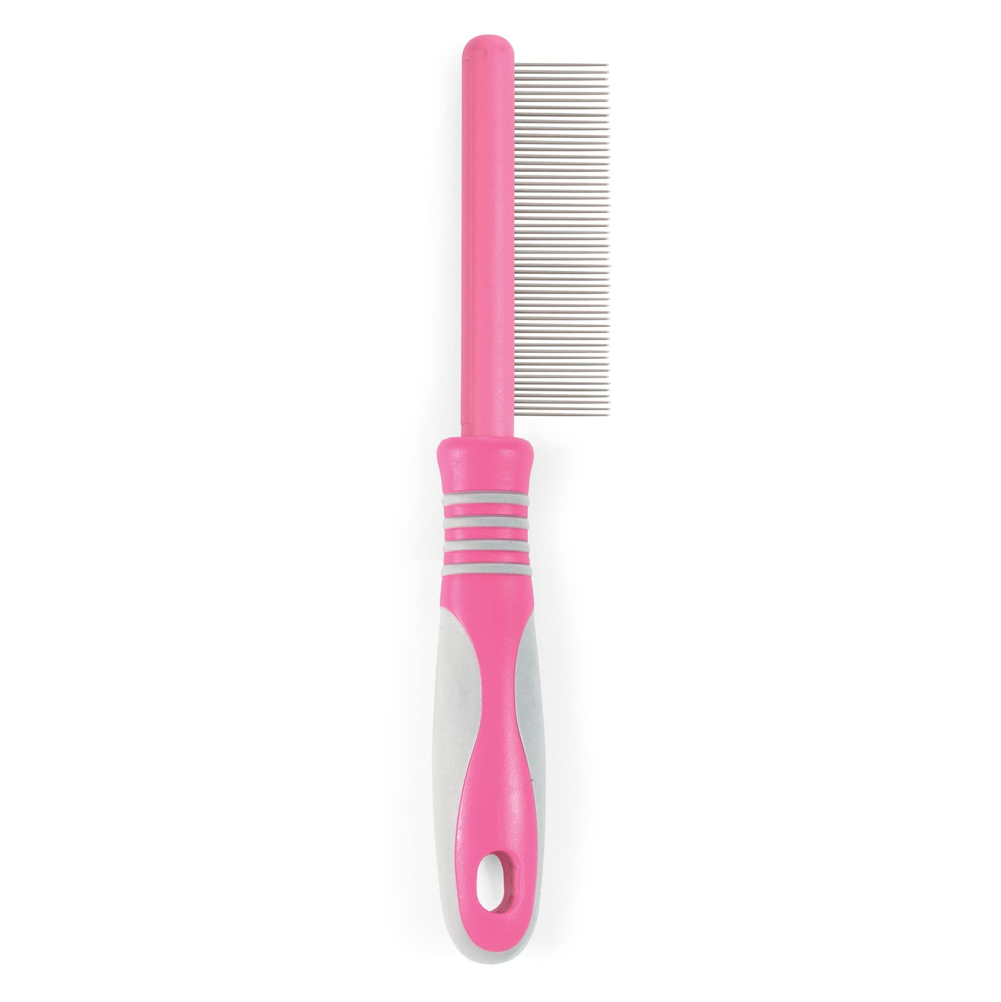 Ancol Ergo Fine Cat Comb - Removes Loose Fur, Smooths Coat | Stainless Steel Pins