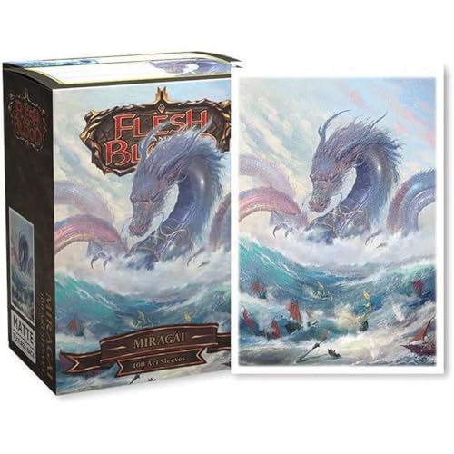 Dragon Shield Sleeves – Flesh and Blood: Miragai 100 CT - Smooth & Durable TCG Protection for Ages 14+