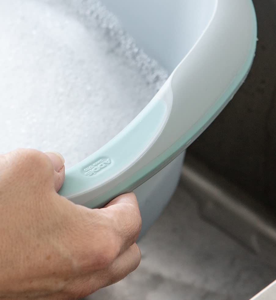 Addis Premium Soft Grip Rectangular Washing Up Bowl - 9.5 Litre Capacity | Tranquil Haze 4