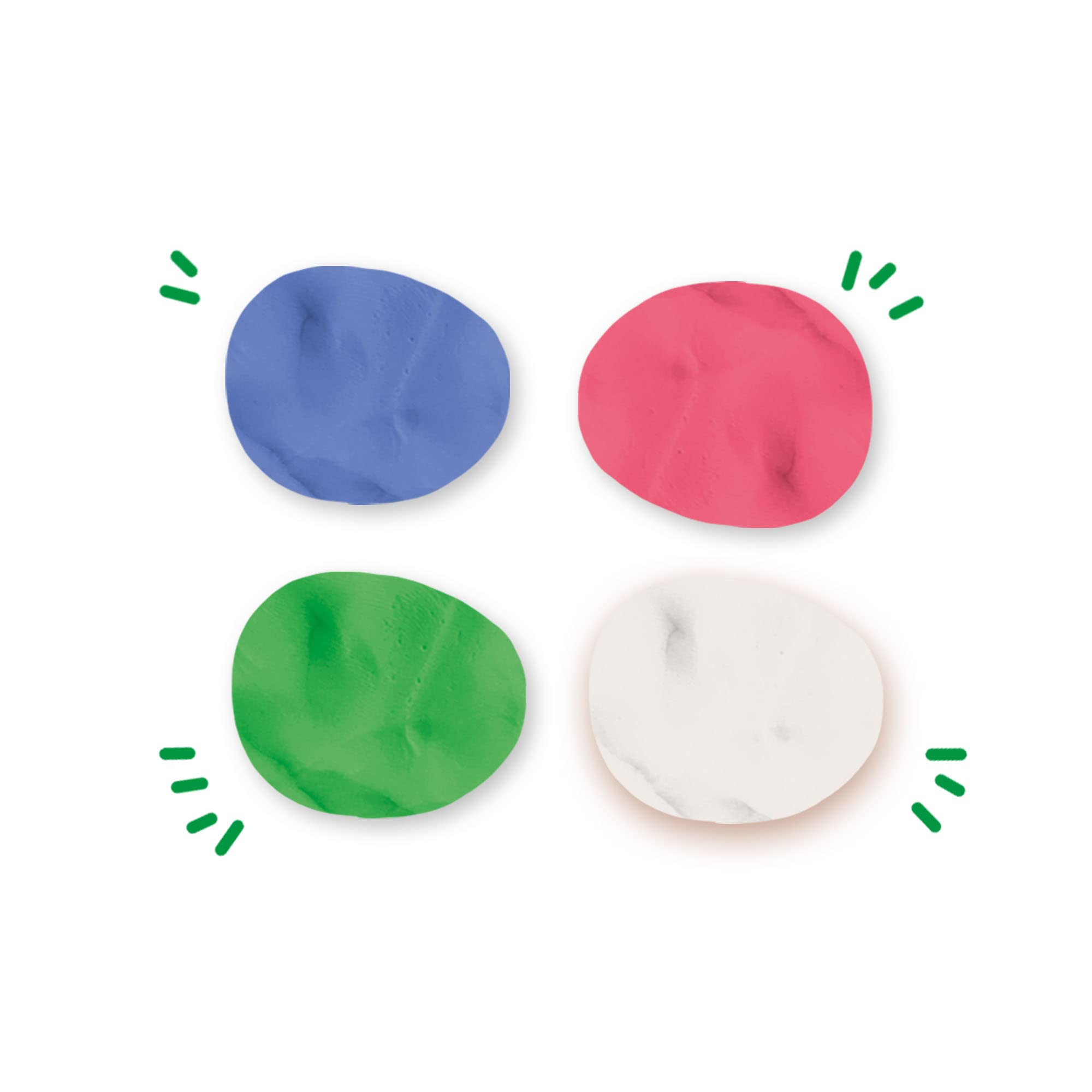 SES Creative Feel Good Dough - Relax Set | 4 x 90g Dough Tubs | Ages 1+ 2