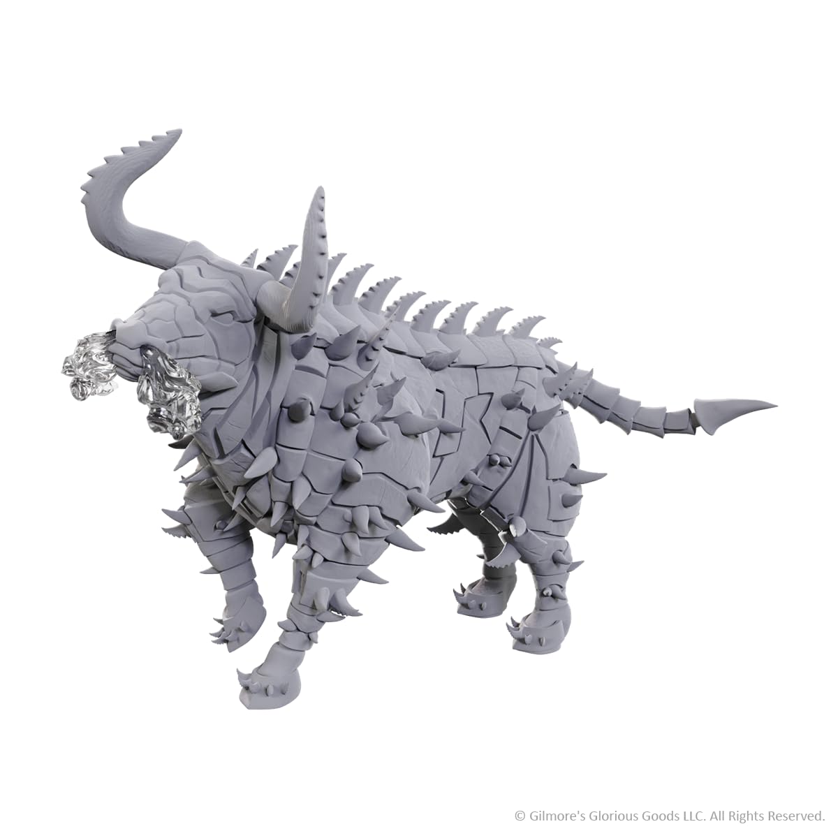 WizKids Critical Role Unpainted Miniatures Wave 25 Miskath Gorgon | Plastic | Unisex Adult