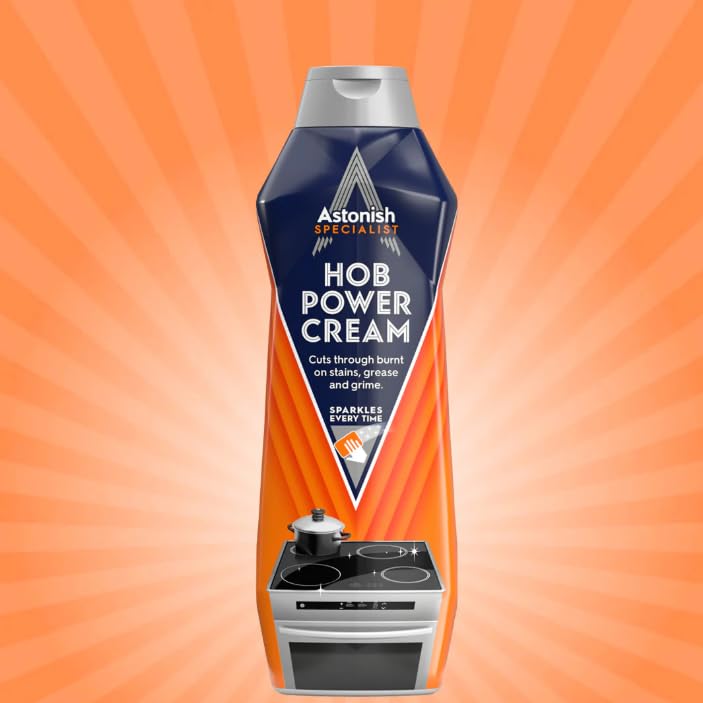 Astonish Specialist Hob Cream Cleaner - Kills 99.9% Bacteria, Lemon Scent, 500 ml 2