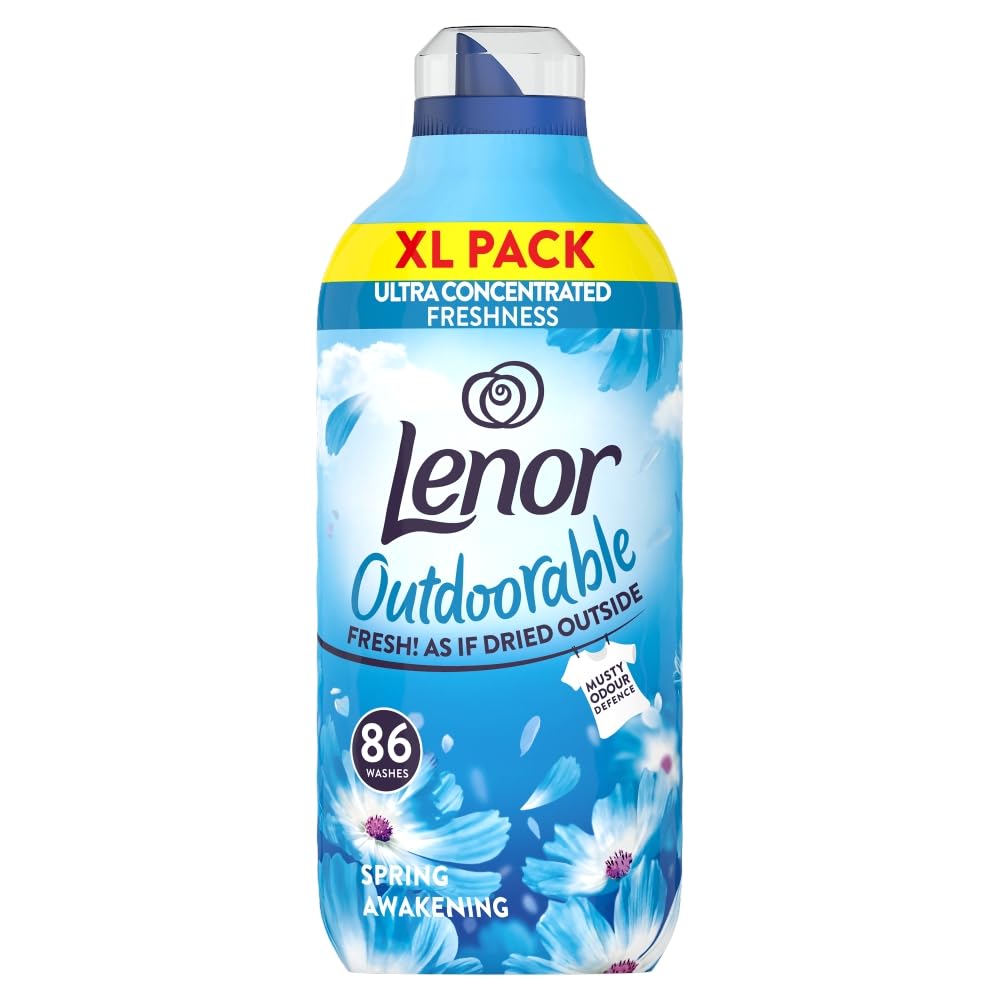 Lenor Outdoorable Liquid Fabric Softener - Spring Awakening Scent | 1.2L | 86 Washes