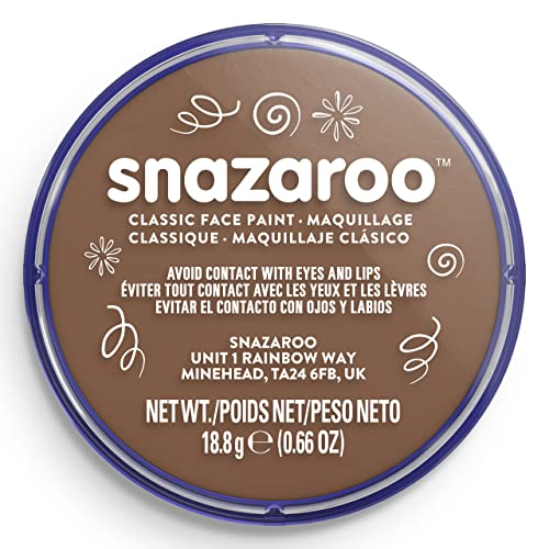 Snazaroo - Classic Face and Body Paint (18ml) - Beige Brown