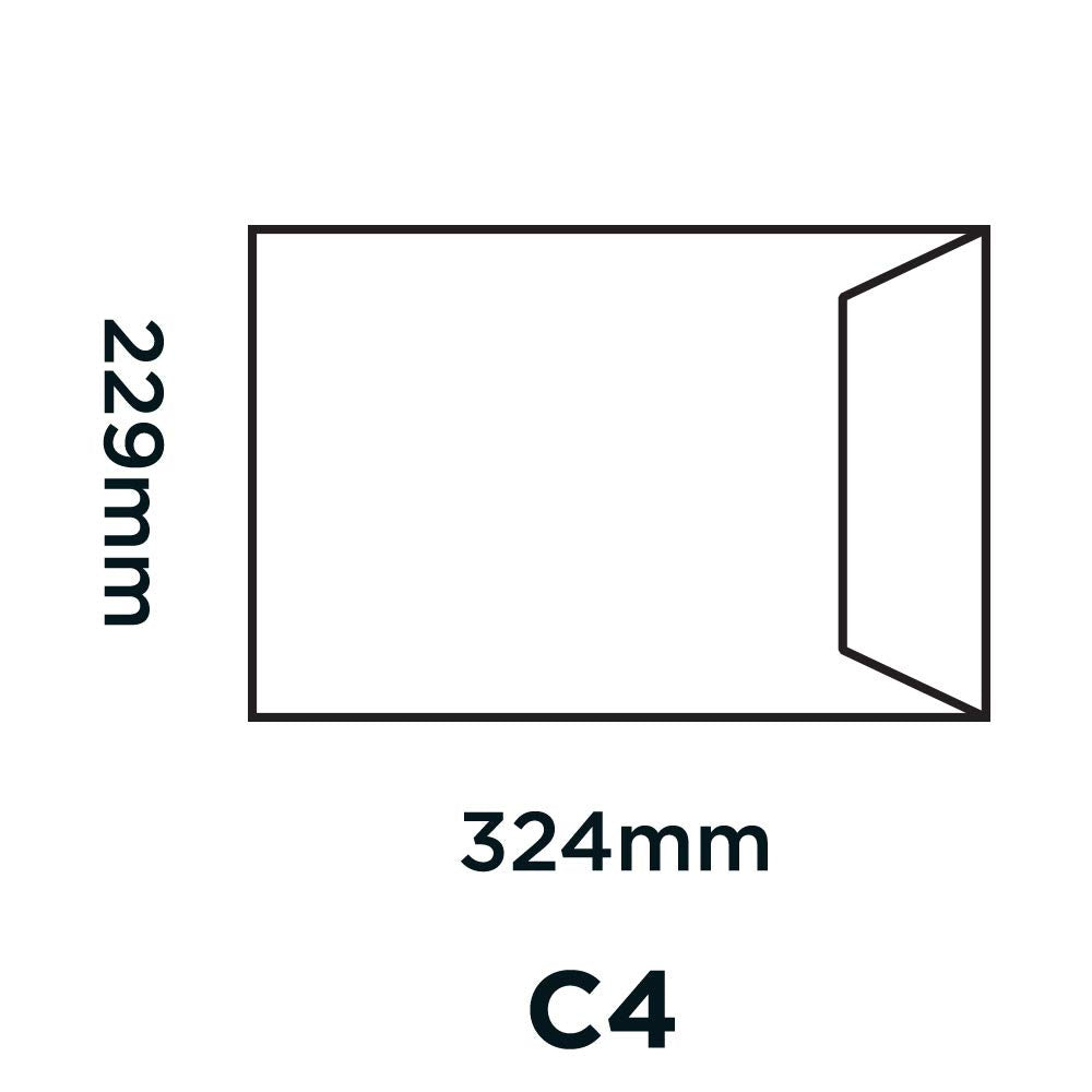 Blake C4 324 x 229 mm 90 gsm Self Seal Pocket Envelopes, 50 Count 3