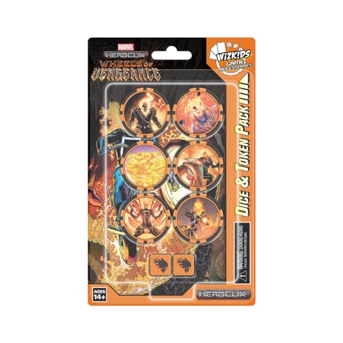 WizKids Marvel HeroClix: Wheels of Vengeance Dice and Token Pack (84873)