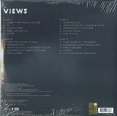 Views [VINYL] - Double Black Vinyl in Gatefold Jacket 3