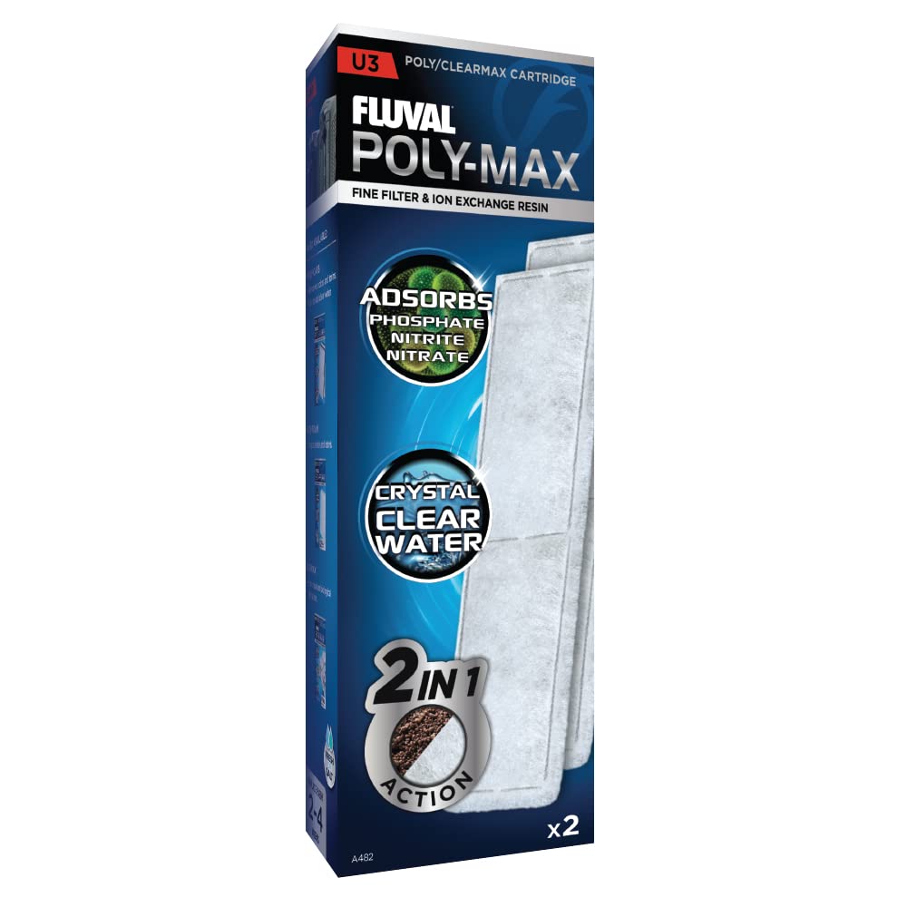 Fluval U3 Internal Clearmax Cartridge - Controls Algae & Odors | 2 Count 1