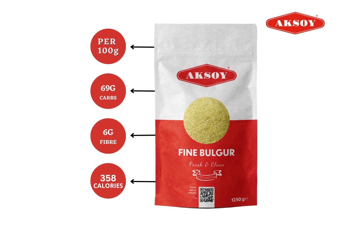 Aksoy Fine Bulgur (For Salads & Meatballs) 1.25KG 3