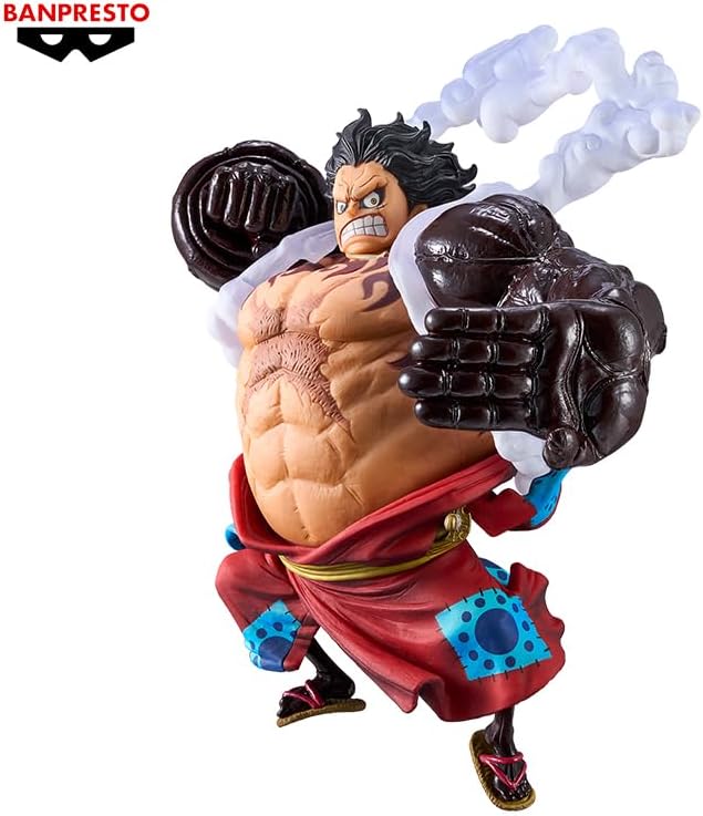 BANPRESTO King of Artist One Piece - Monkey D. Luffy Gear 4th Bounceman PVC Figure (BA-0001)