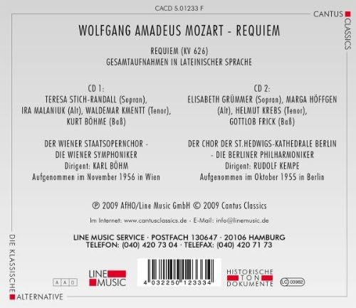 Wiener Symphoniker - Requiem [Audio CD] [Audio CD]