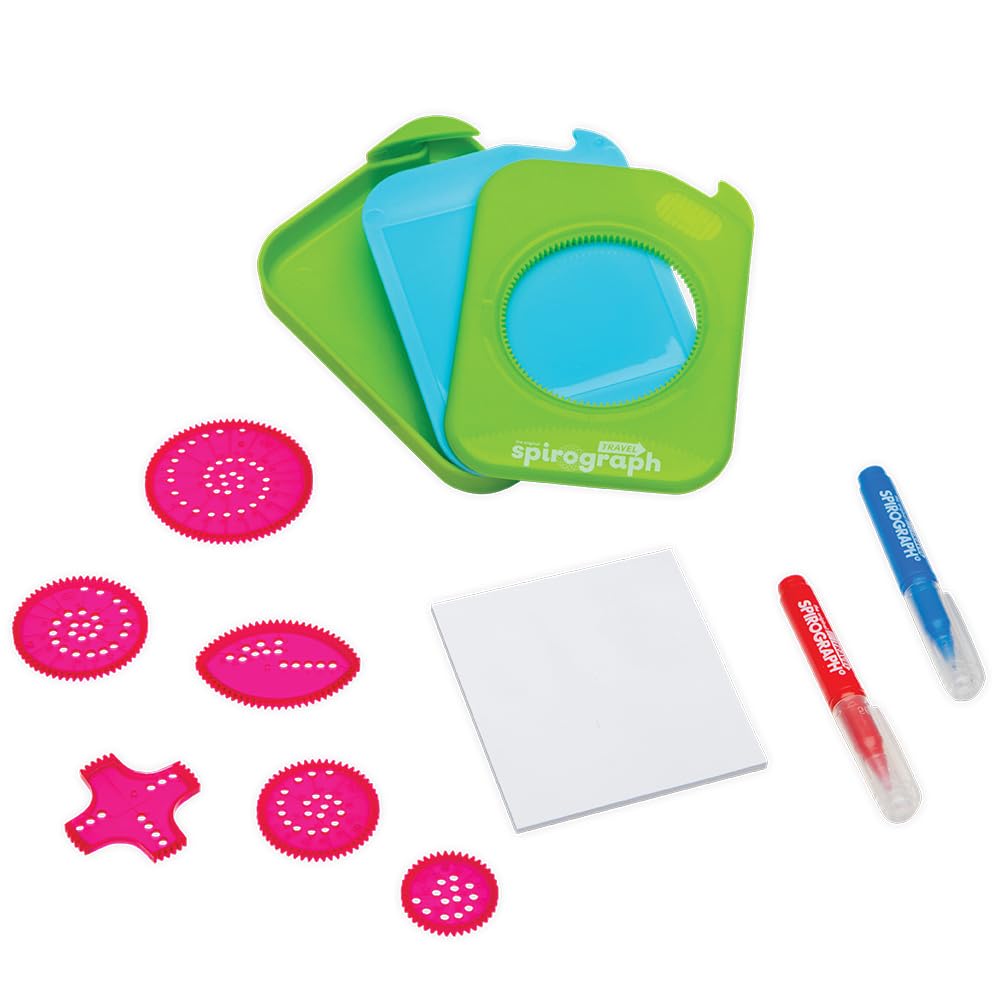 Spirograph Travel - Portable Art & Design Playset for Kids 8+ 12