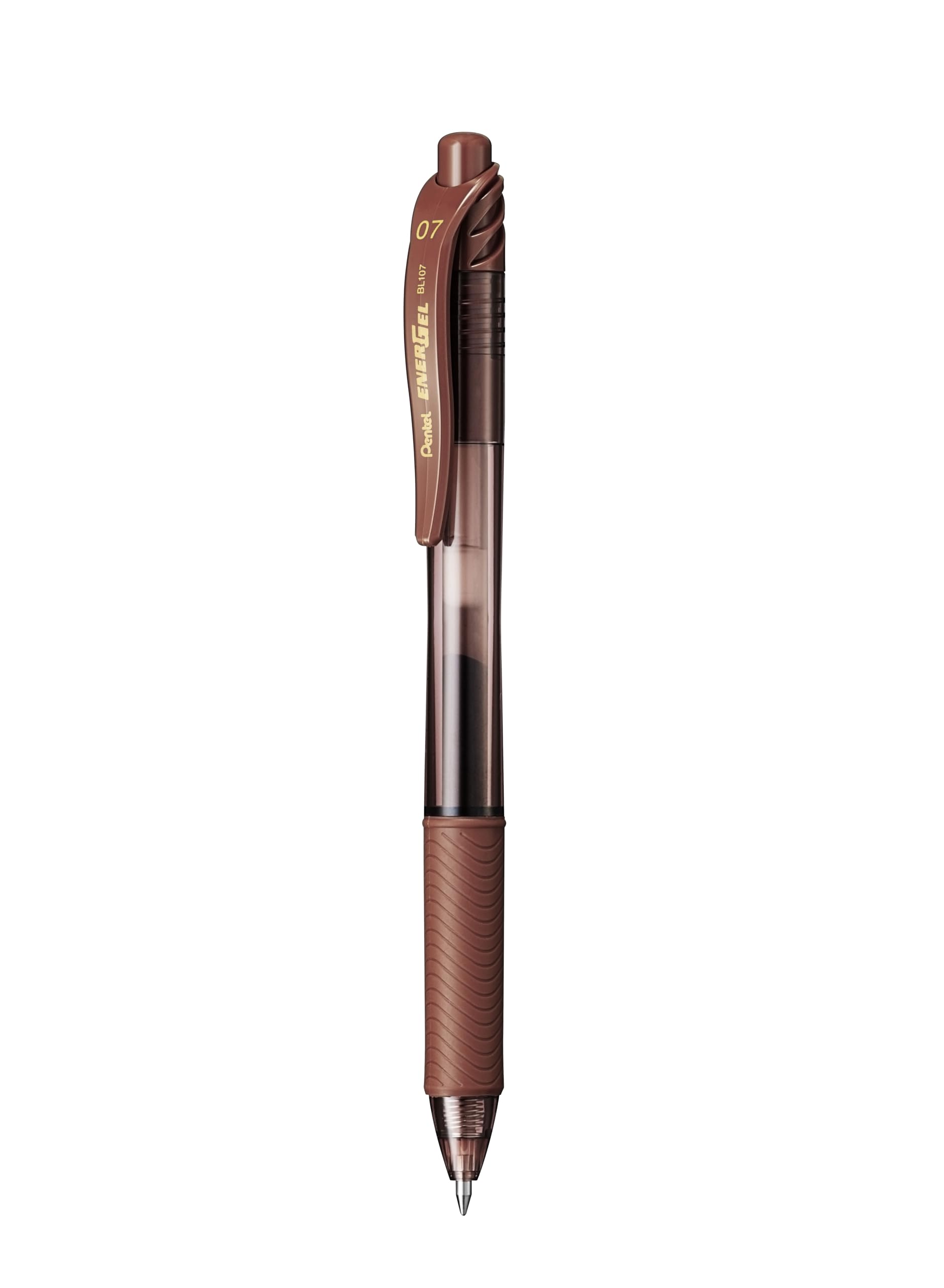 Pentel EnerGel X Rollerball Pen - Brown Ink | 0.7mm Tip | Retractable | Refillable 1