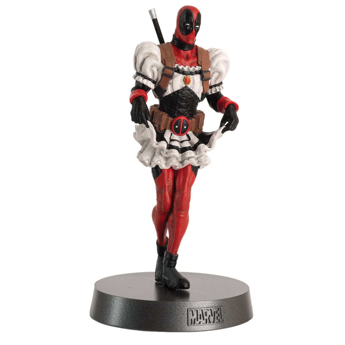 Eaglemoss Collections Marvel Heavyweights – Deadpool French Maid Metallfigur 3