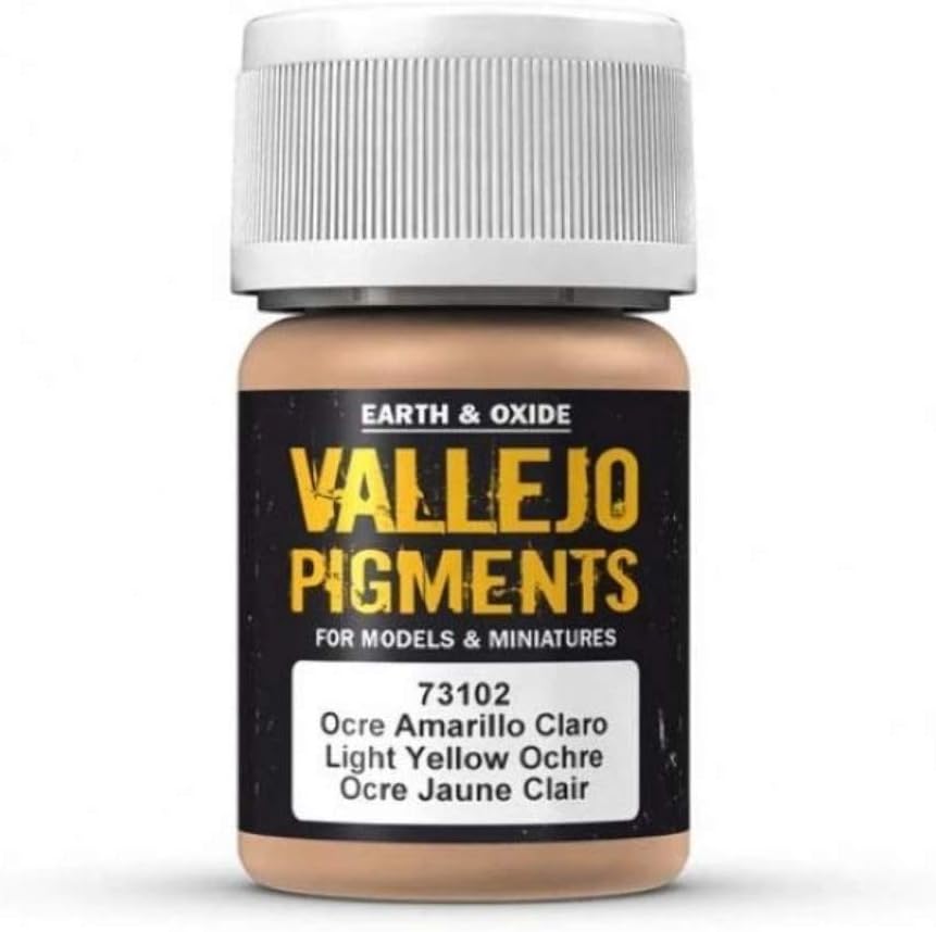 Vallejo Light Yellow Ocre Pigment for Model Building (30 ml)