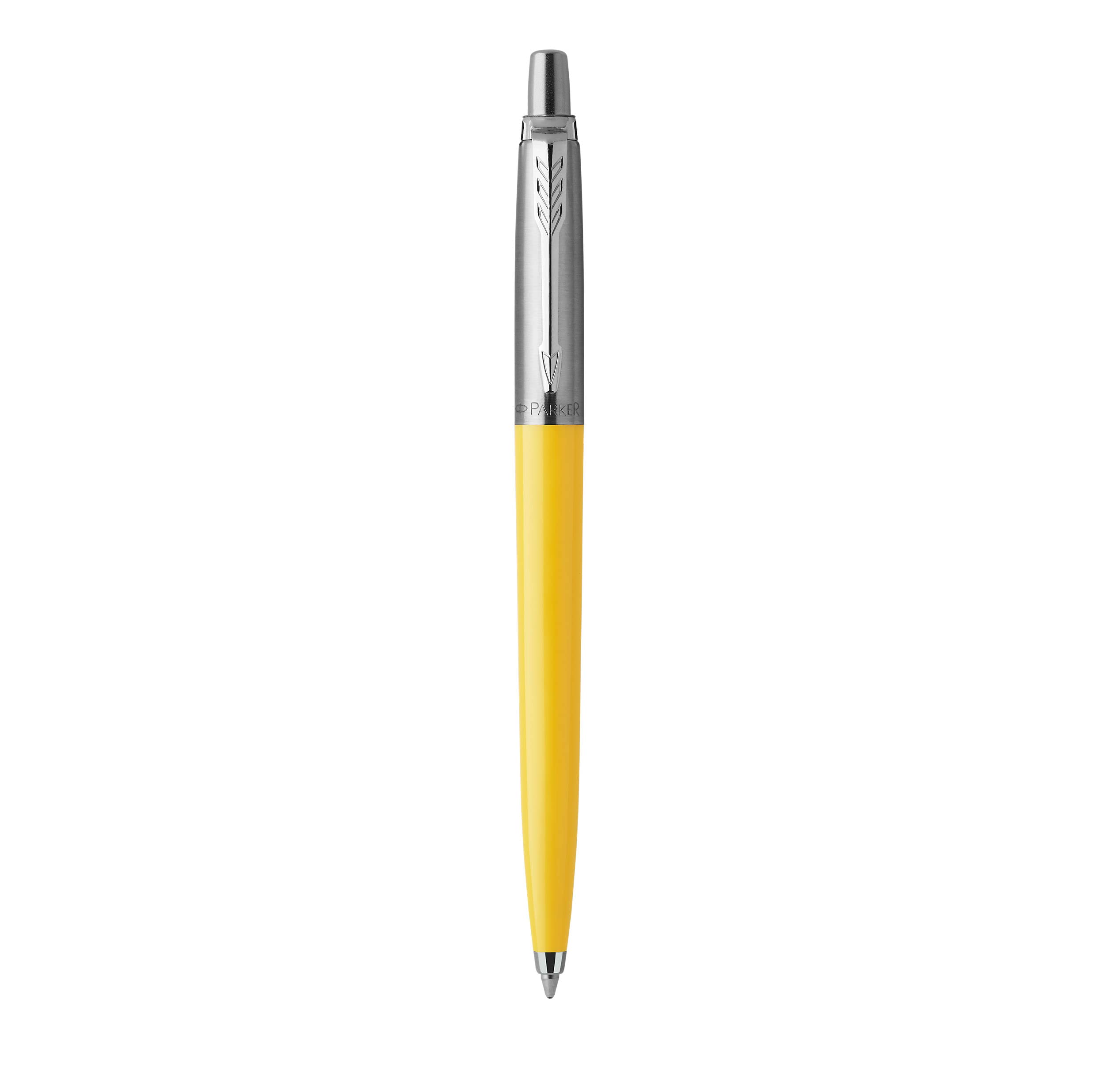 PARKER Jotter Originals Retractable Ballpoint Pen - Classic Yellow Finish | Medium Point | Blue Ink 2