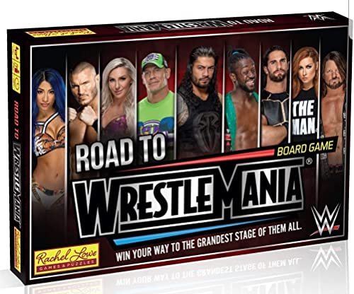 Juego de mesa WWE Road to Wrestlemania, 40 x 27 x 5 cm