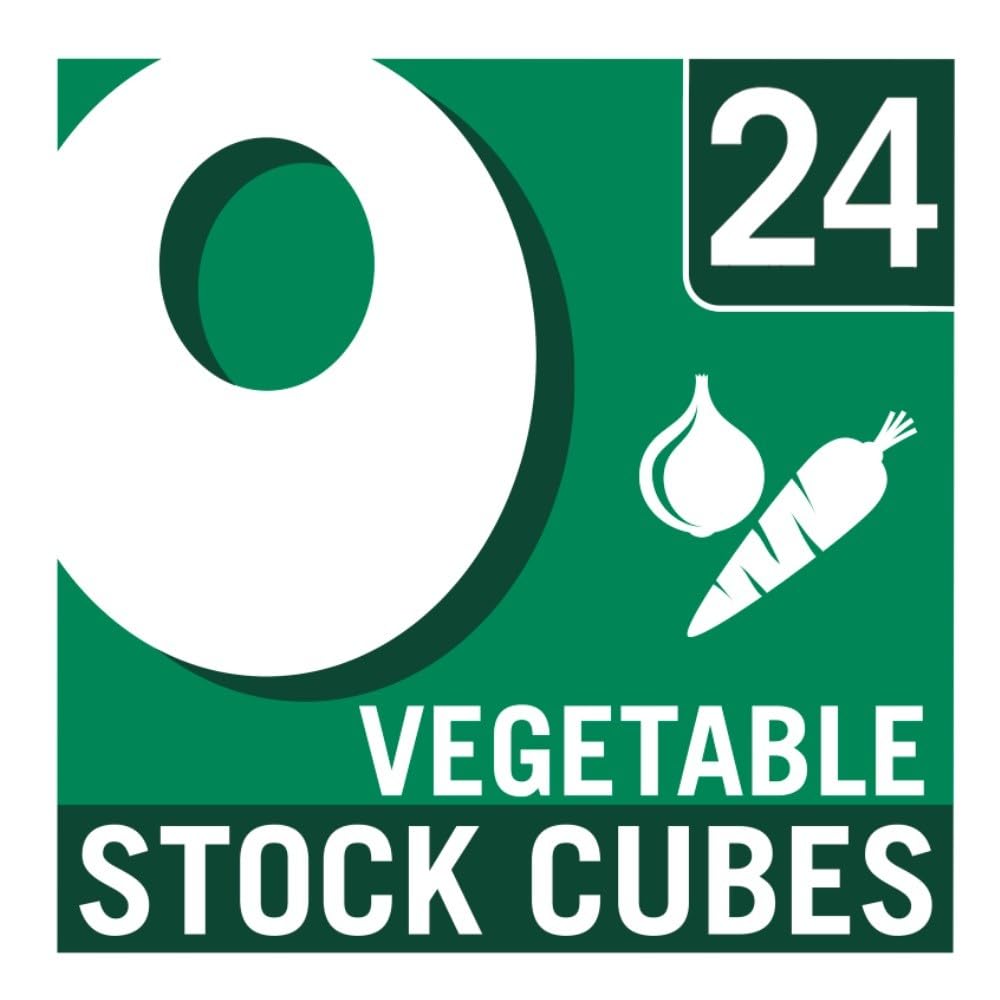 OXO Vegetable Stock Cubes - Full-Flavour, Plant-Based & Vegan | 24 Pack | 142g 1