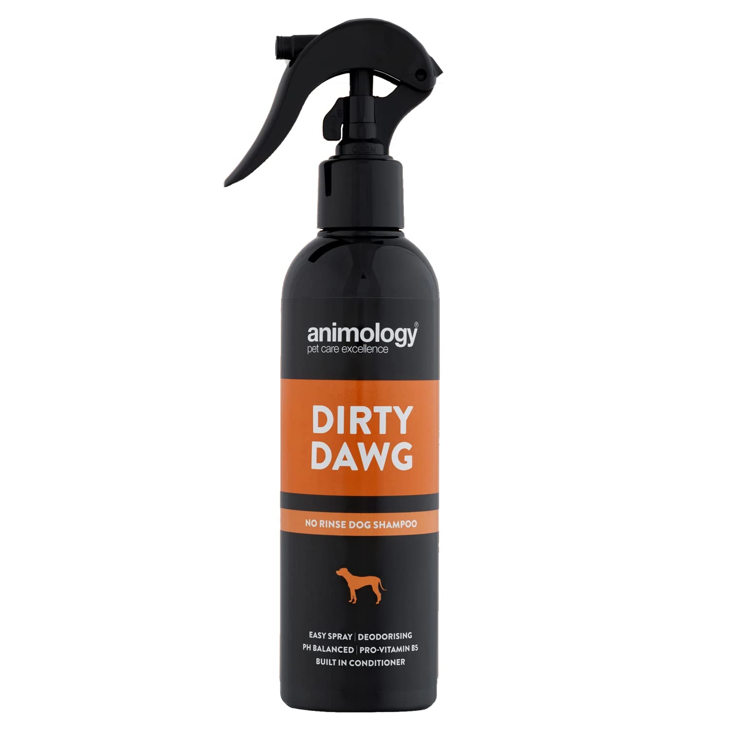 Animology Dirty Dawg Pup No-Rinse Shampoo Dog Spray - Deodorizing, Cleans Dirt, Signature Scent | 250ml 1