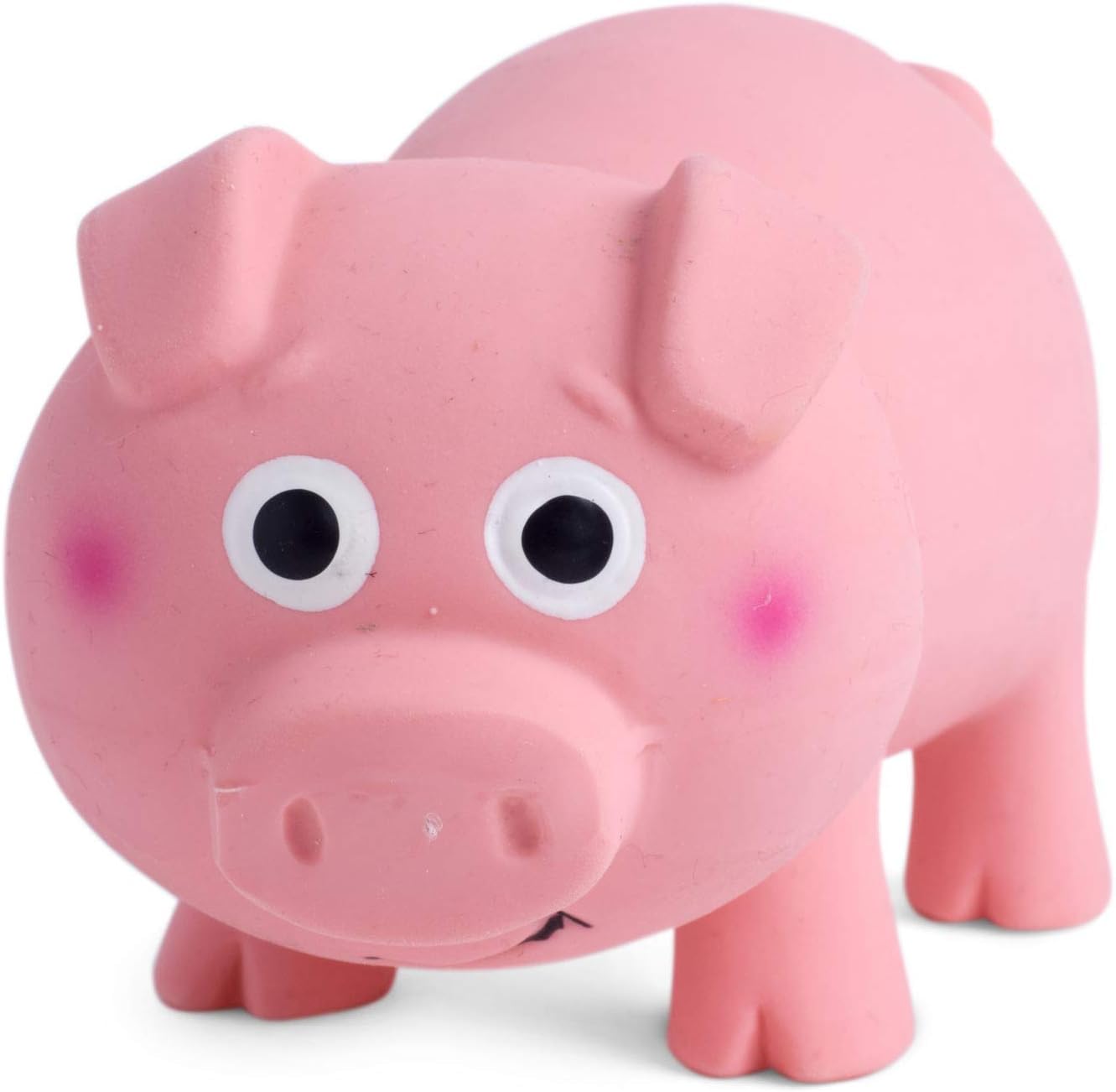 Petface Latex Oink Oink Pig Soft Chew Dog Toy | Non-Toxic Natural Rubber | Portable 1