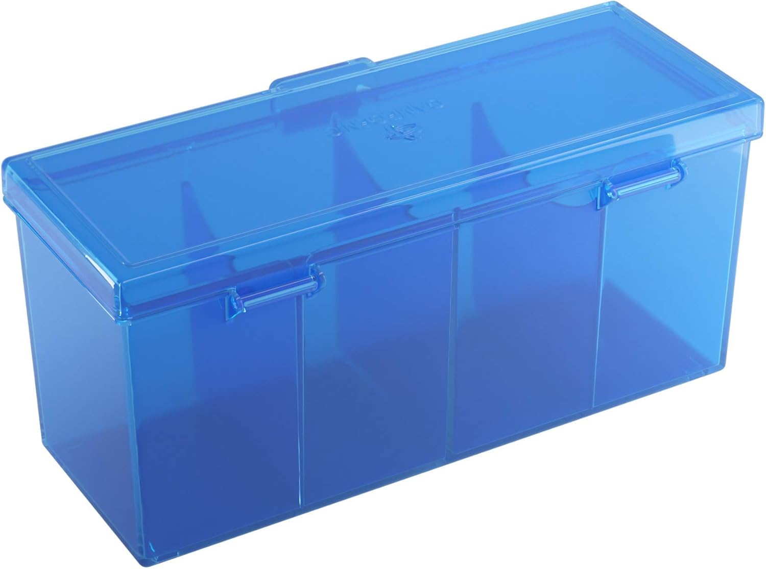 Gamegenic Fourtress 320-Card Deck Holder - Rigid, Stackable Storage | Blue 3