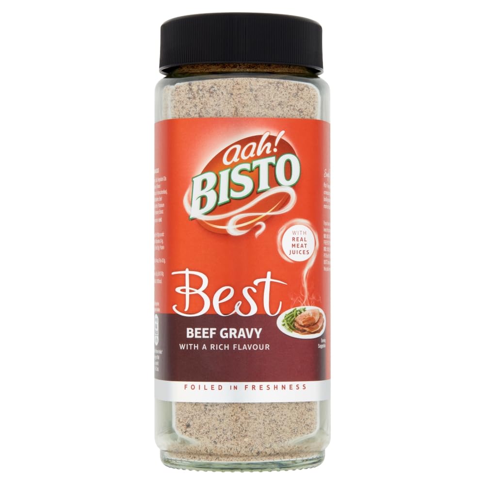 Bisto Best Beef Gravy Granules - Made With Real Meat Juice | 390 g Jar 1