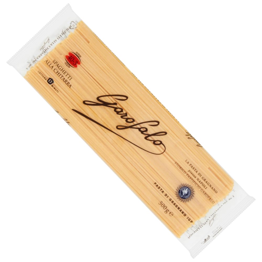 Garofalo Spaghetti Alla Chitarra - Bronze Die Cut, High Protein Durum Wheat | 500g 1