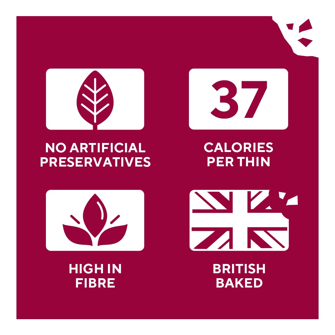 Ryvita Thins Snack It Smoky BBQ Flavour 125g Pack of 6 4