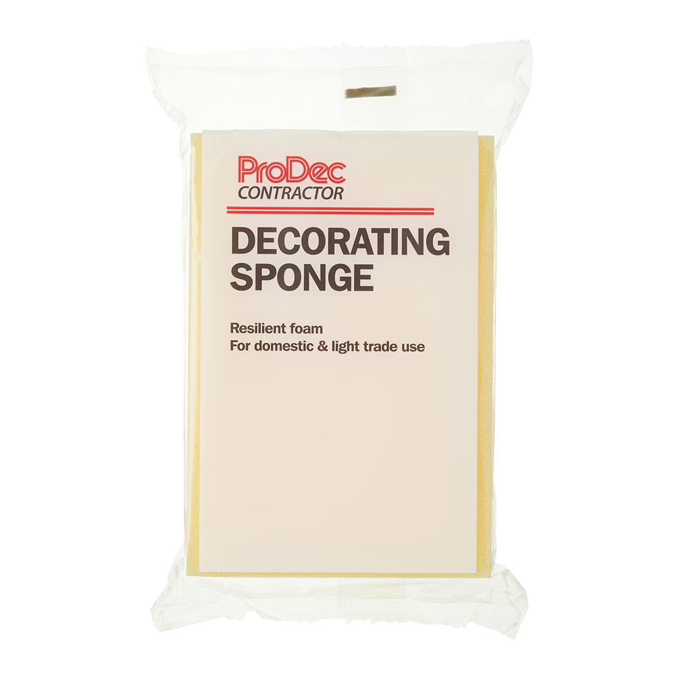 ProDec Contractor Foam Sponge - General Purpose Decorating, Tiling & Cleaning | Yellow | 190x105x50mm 2