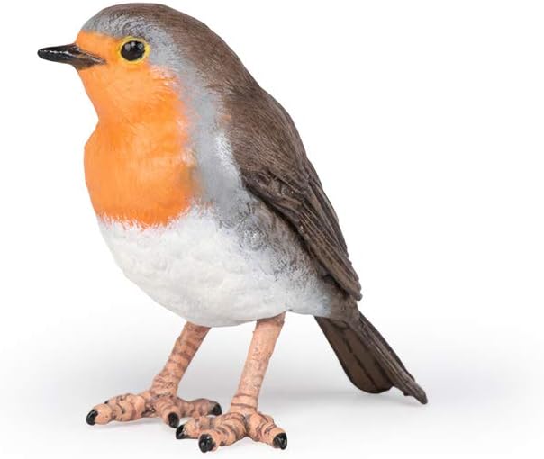 Papo Robin Figurine - Realistic Garden Bird Model for Kids 3+ 6