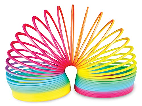 Tobar 10478 Rainbow Springy Wind-Up Toy - Large Plastic Coil for Ages 3+ | Walks Down Stairs 3