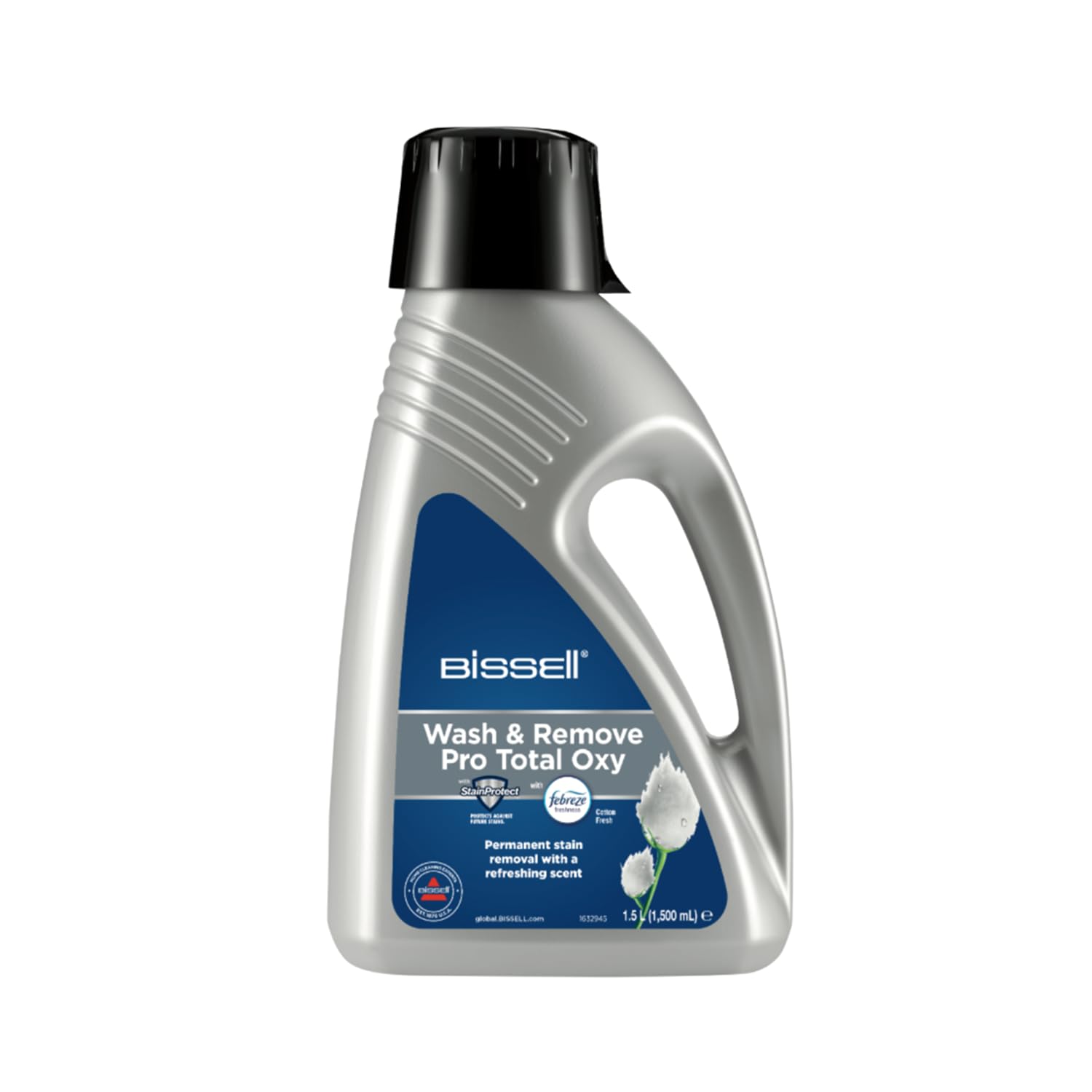 BISSELL Wash & Remove Pro Total Carpet Cleaner Liquid with Oxy Boost & StainProtect | 1.5 l