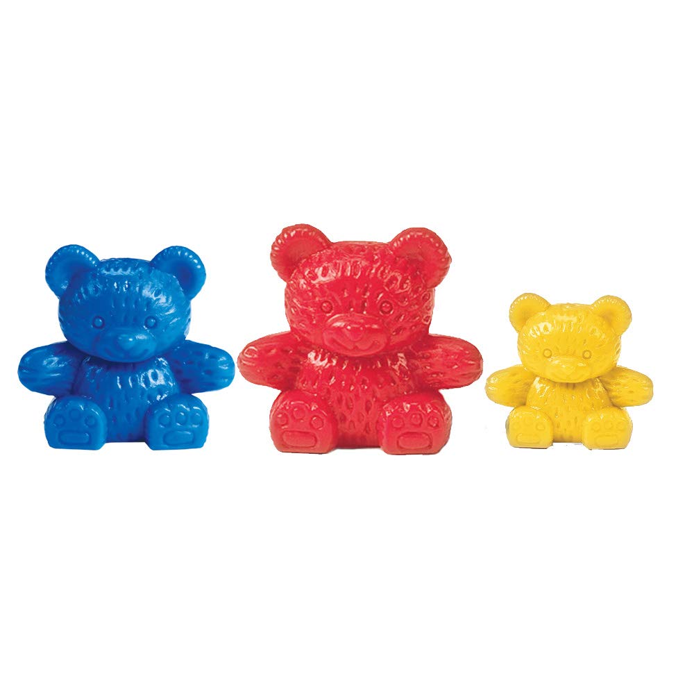 Learning Resources The Original Three Bear Family Counters Set - 80 Pieces | 4 Colours, 3 Sizes, 3 Weights | Ages 3-7 2
