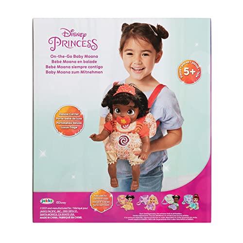 Disney Princess Moana Baby Doll Deluxe Set with Tiara and Carrier 10
