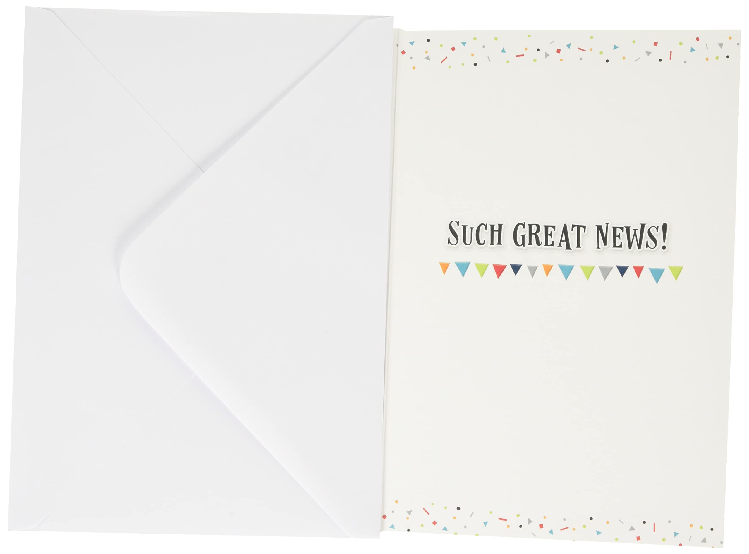 Piccadilly Greetings Modern You Did It Massive Congratulations Card | Green | 7 x 5 inches 2
