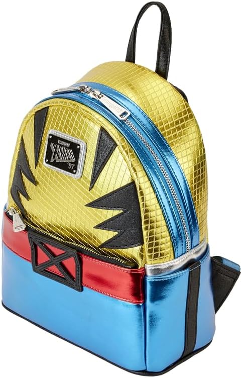 Loungefly X-Men Wolverine Metallic Mini Backpack (Gold, One Size)