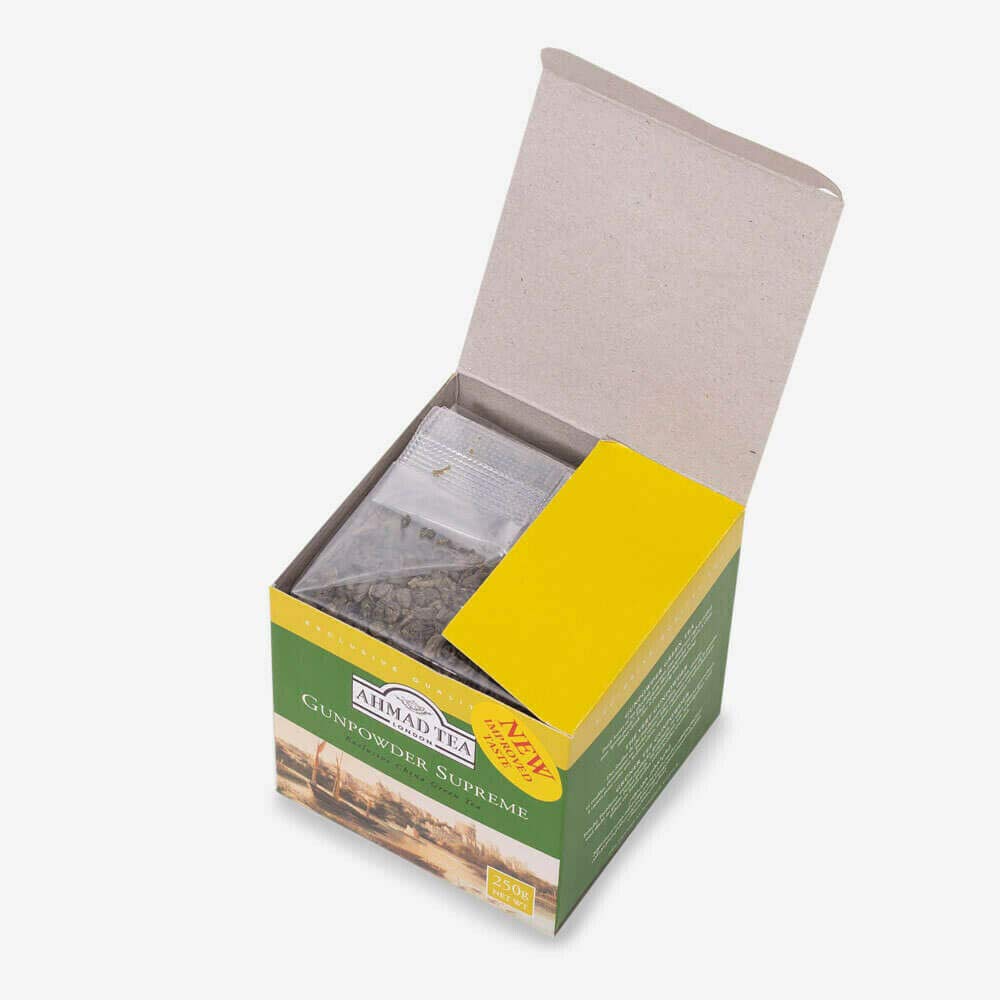 Ahmad Tea Gunpowder Green Tea - Loose Leaf 250g | Smoky Flavor | China Origin 2