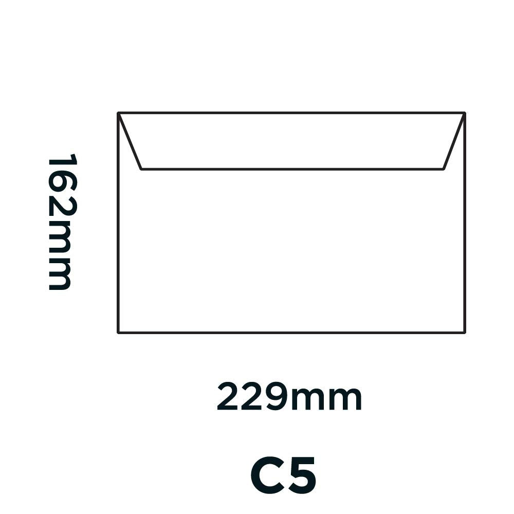 Blake Premium Business C5 Envelopes 162 x 229 mm 120 gsm Oyster Wove Peel & Seal Wallet Pack of 50