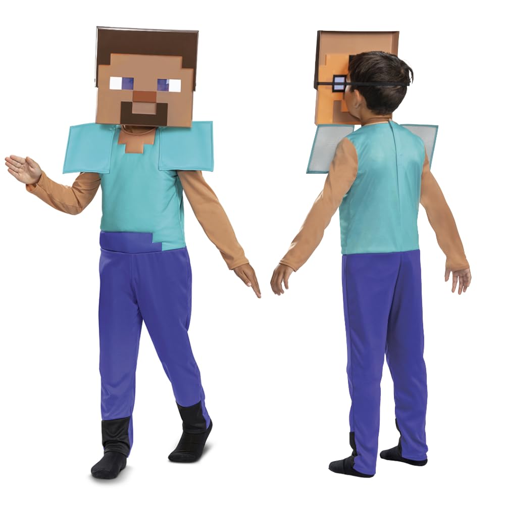 Minecraft Steve Costume - Child Size (4-6 Years) 5