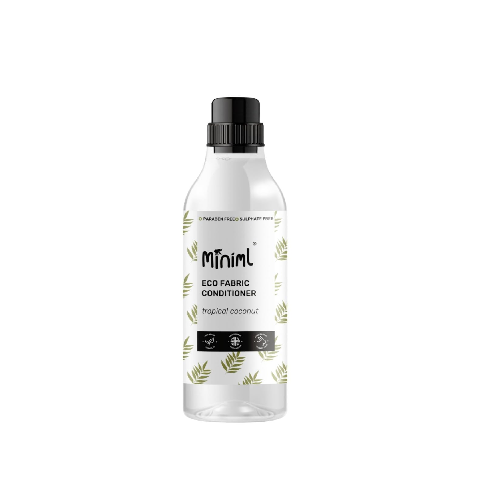 Miniml Eco Fabric Softener & Conditioner - Tropical Coconut Scent, 1L | Vegan & Cruelty Free