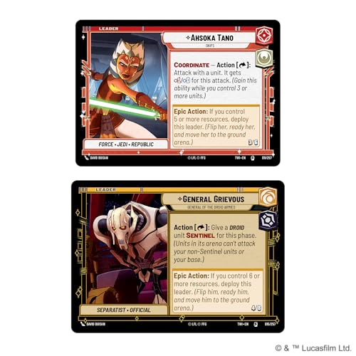 Fantasy Flight Games Star Wars: Unlimited Twilight of the Republic Two-Player Starter Set (FFGSWH0303) 5