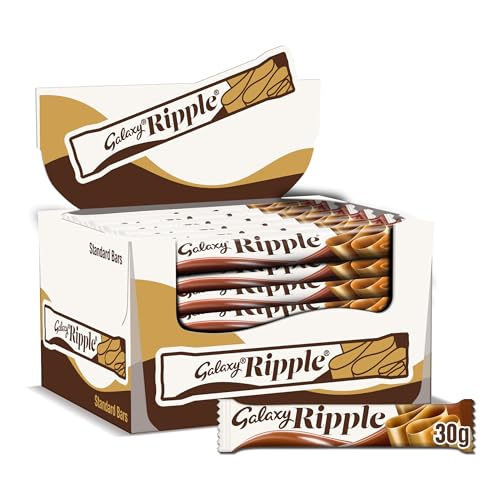 Galaxy Ripple Milk Chocolate Bar, 33g - Pack of 36