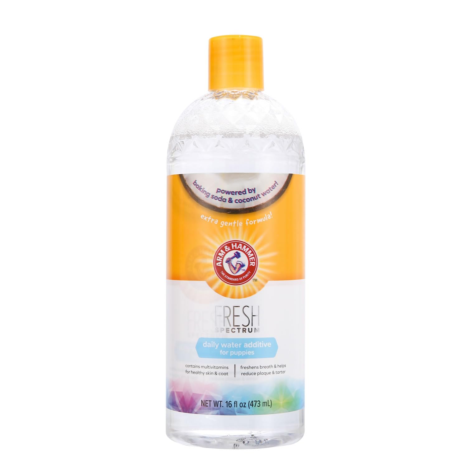 ARM & HAMMER Fresh Spectrum Coconut Mint Puppy Water Additive - Plaque & Tartar Reduction | 473ml