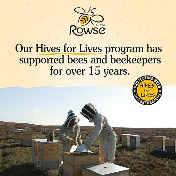 Rowse Set Organic Honey - Creamy Texture | 340g Jar 3