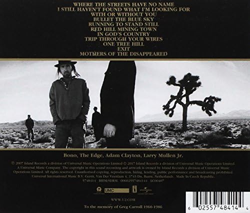 U2 - The Joshua Tree Audio CD 5