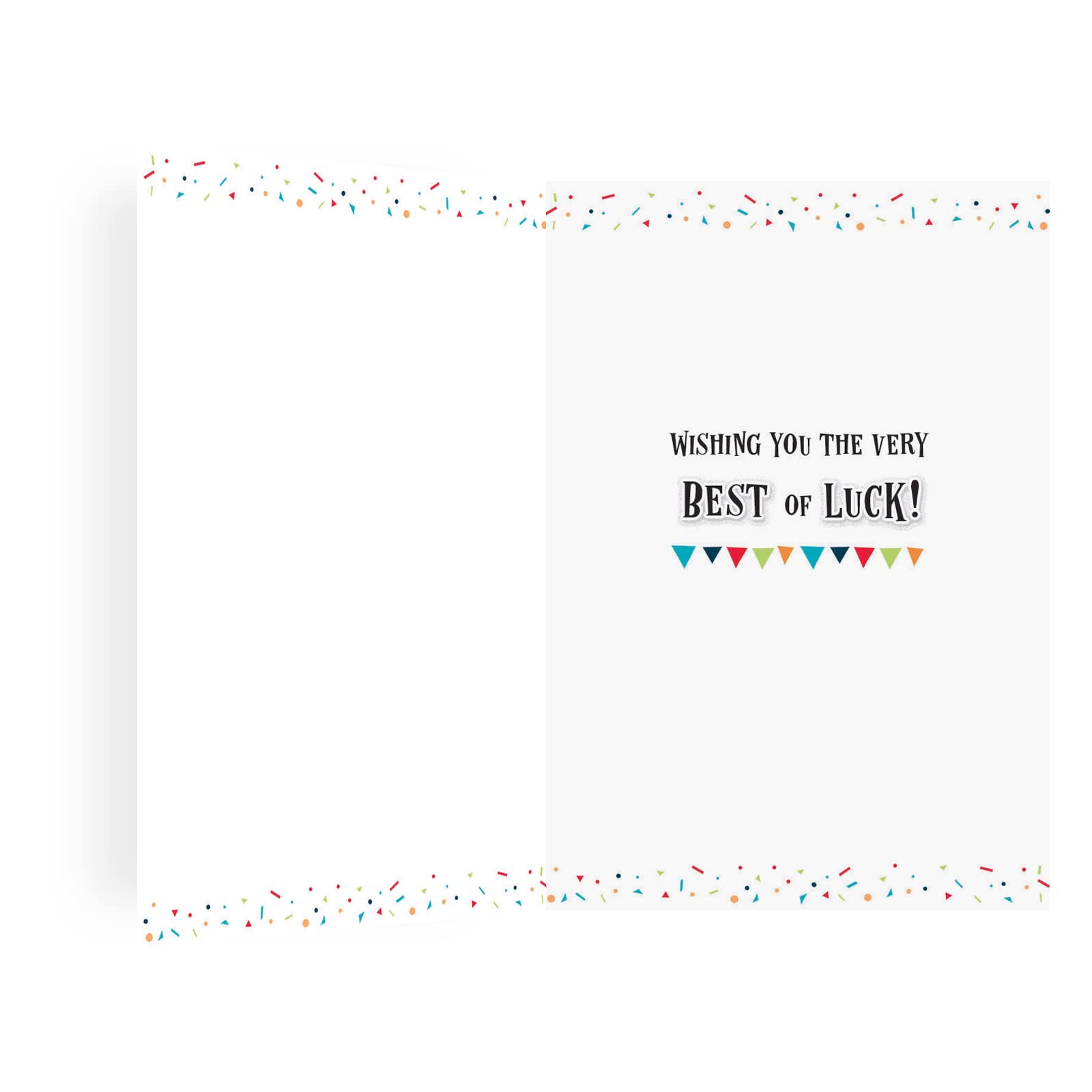 Piccadilly Greetings Good Luck Card - Sunburst Design | 7 x 5 Inches | Yellow 2